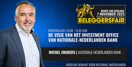 Beleggersfair vrijdag 7 november 2025 in de Beurs van Berlage