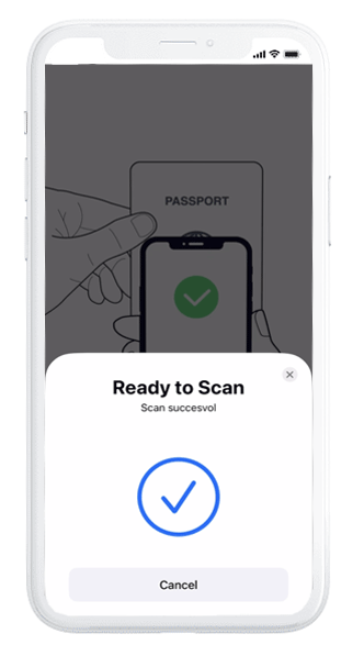 Idenficeren stap 13e: Scan gelukt