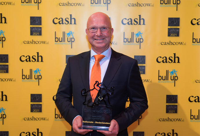 Nationale-Nederlanden heeft met Beheerd Beleggen voor het derde jaar op rij de Cashcow Award gewonnen in de categorie ‘Beste Online Vermogensbeheerder’! 
