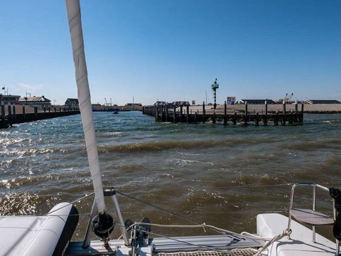 Met je boot over het Wad naar Texel varen