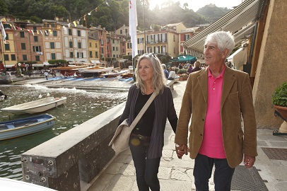 Ouder stel in Italië
